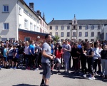 Les élèves de 3ième du collègue St Joseph de Bain de Bretagne ont souhaité faire un don au profit de l'association Myositis en participant à la course organisée par le collège 2018.jpg